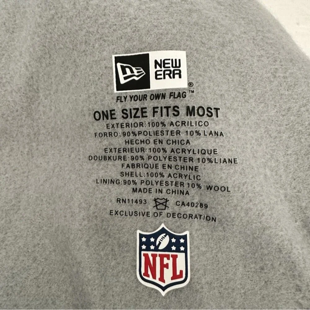 New Era Buffalo Bills Winter Knit Fully Lined Beanie NFL Football Athleisure - Picture 6 of 7